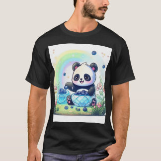 Urso de Teddy com T-shirt de Panda Personalizada