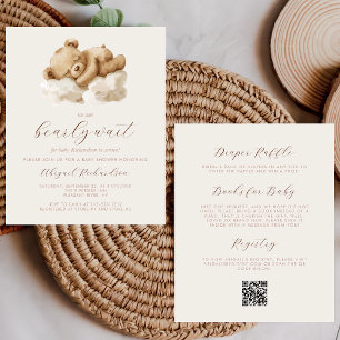 Urso de Teddy Orçamental Neutro Tudo em Um Chá de