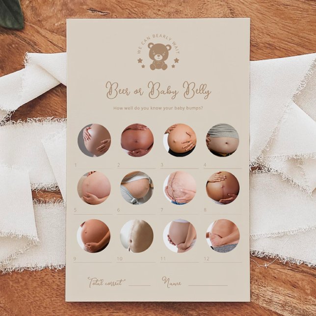 Urso De Teddy Ou Jogo De Chá de fraldas De Bebê (Criador carregado)