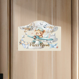 Urso de Teddy Piloto de Nome Personalizado