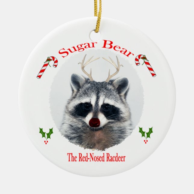 urso do açúcar do ornamento (Frente)