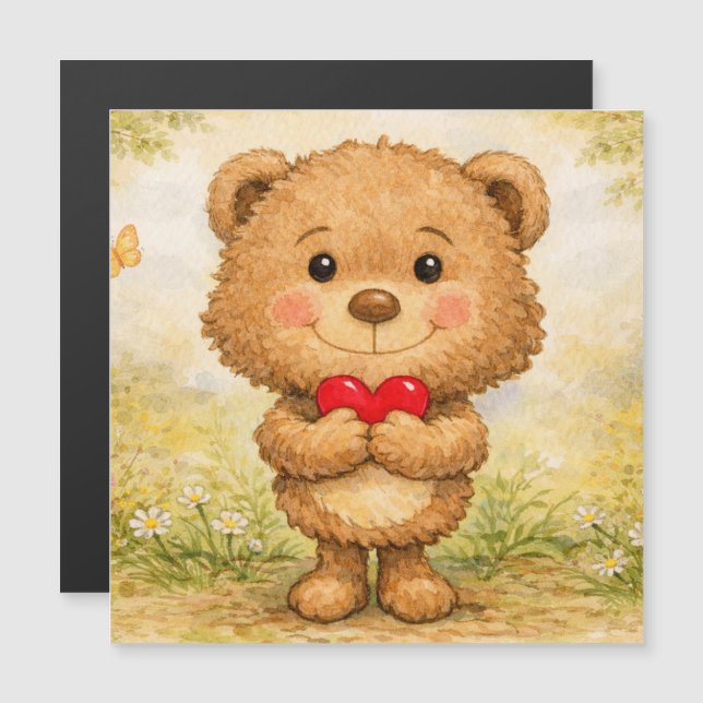 Urso do Dia dos Namorados (Frente/Verso)