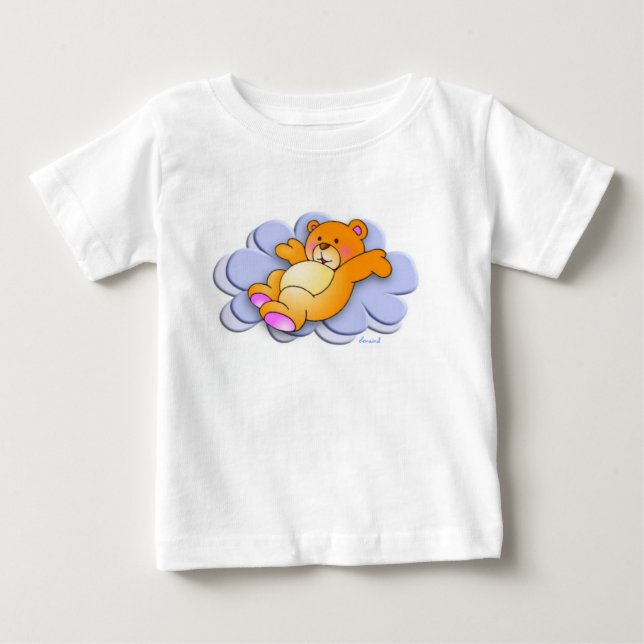 Urso Doce Na Camisa Da Nuvem (Frente)