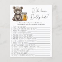 Urso e mel - Quem conhece melhor o Pai