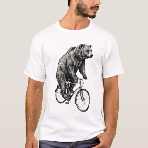 urso em Camiseta de Ciclismo: classe Unisex estamp