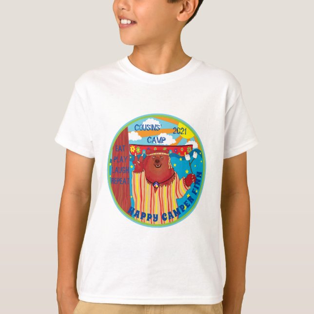 Urso Feliz Camp Groovy T-Shirt (Frente)