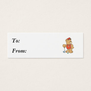 Urso Golfista Bonito