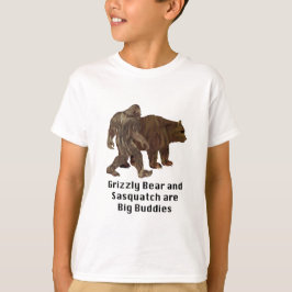 Urso Grizzly e Sasquatch são camiseta dos Grandes