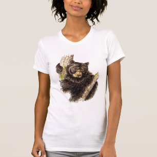 Urso Negro Trava Camisa Animal