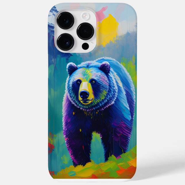 Urso no iPhone/iPad do Trabalho de arte da Naturez (Verso)