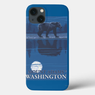 Urso no luar - montagem Adams, Washington