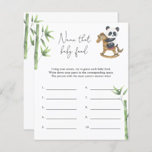 Urso Panda - Diga o nome do jogo de chá da Comida 