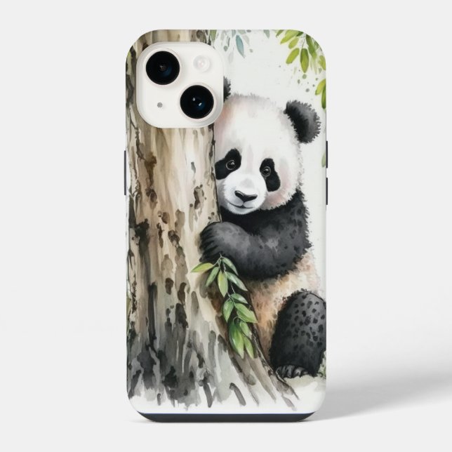 Urso Panda Por Árvore (Verso)