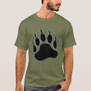 Urso Pata / Garra Revestimento de prata - Camisa V