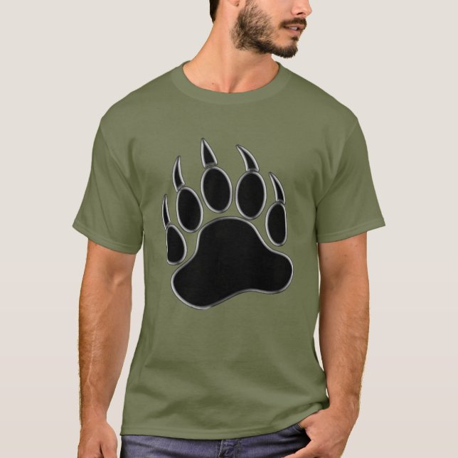 Urso Pata / Garra Revestimento de prata - Camisa V (Frente)