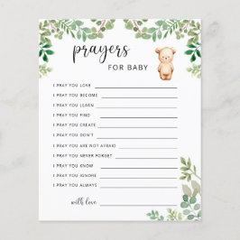 Urso pequeno - orações para bebê