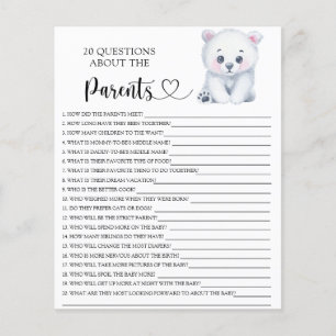 Urso polar de inverno - jogos sobre os pais