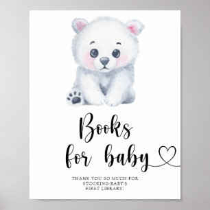 Urso polar - livros para poster bebê
