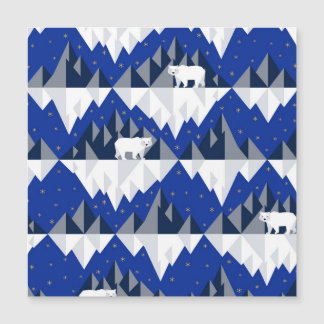 Urso Polar no Padrão Iceberg Sem Olhos.