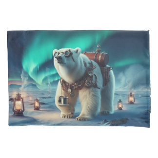 Urso Polar Steampunk e Arte Aurora