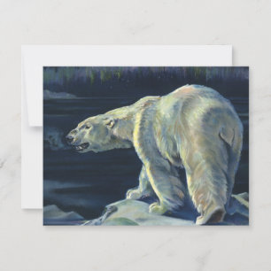 Urso Polar Vintage, Animais Marinhos Árcticos