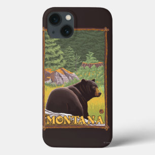 Urso preto na floresta - Montana