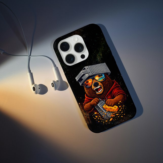 Urso Retro Com Chapéu Espeto de Queijo e Óculos de (Criador carregado)