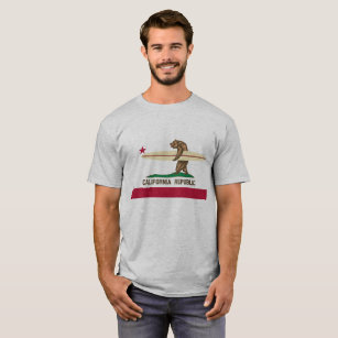 Urso Sinalizador da Califórnia com T-Shirt do Surf