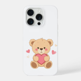 Urso Teddy Fofo Segurando Coração – Amor de Dia do