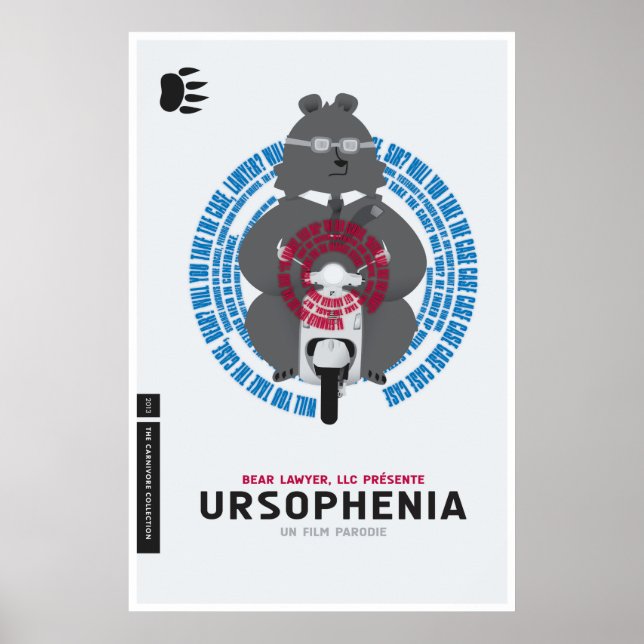 "Ursofenia" Poster (Frente)