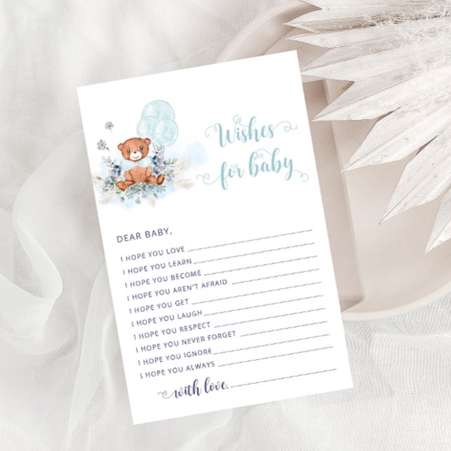 Ursos Balões Esperam Desejos para Jogo de Bebê (Criador carregado)