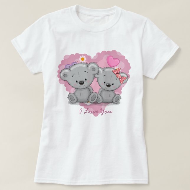 Ursos no Amor à Camisa (Frente do Design)