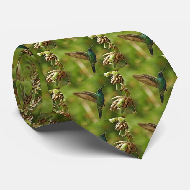 Ursos violetas verdes - Gravata masculina (Rolled)
