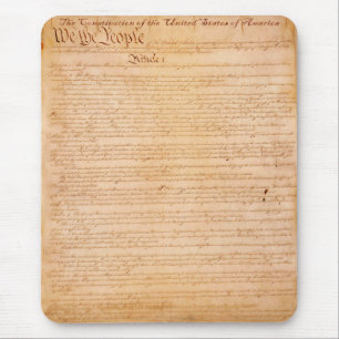 US CONSTITUTUTUTION American History Mousepad