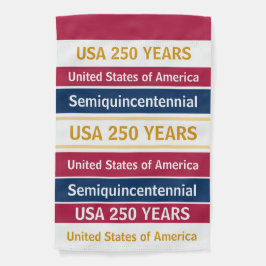 USA 250 Years Semiquincentennial Patriotic Stripes