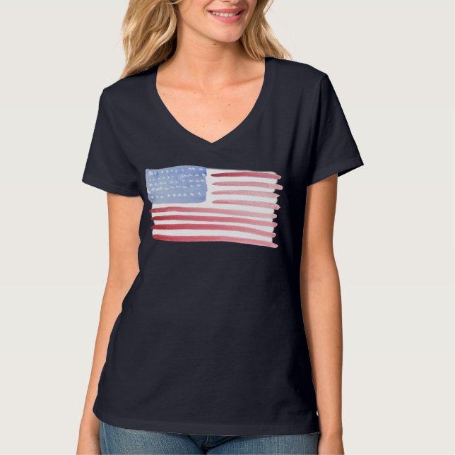 USA American Flag T-Shirt (Frente)