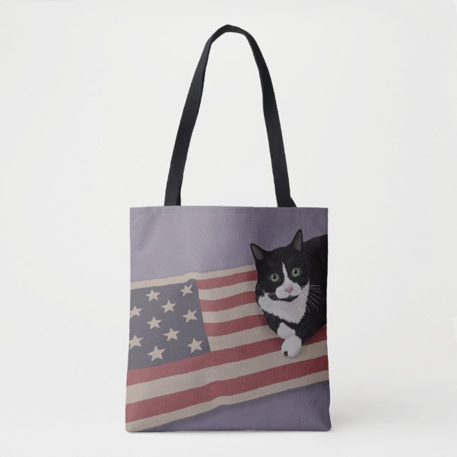 USA Cat Tote Bag (Frente)