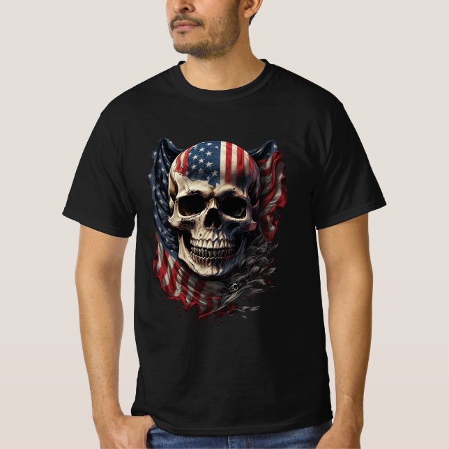 USA Danger Flag T-Shirt (Frente)