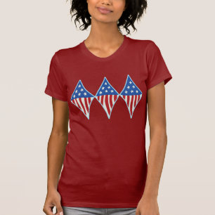 USA Diamantes Damas T-shirts