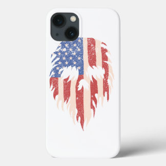 USA Flag Skull Beard | Distressed Patriotic Design