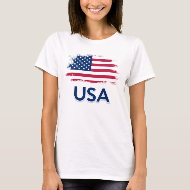USA Flag T-Shirt (Frente)