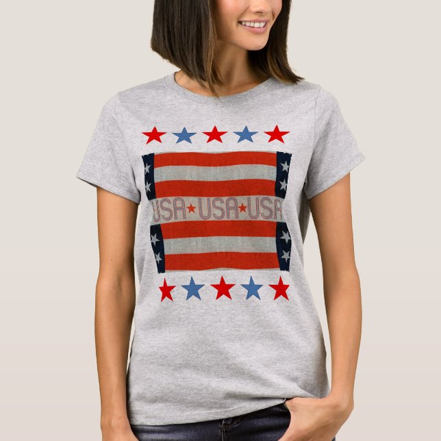 USA Flag T-Shirt (Frente)