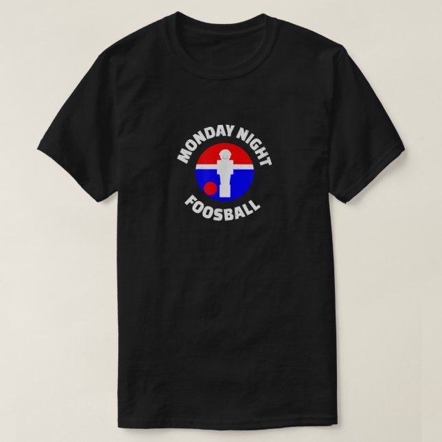 USA Monday Night Foosball T-Shirt (Frente do Design)