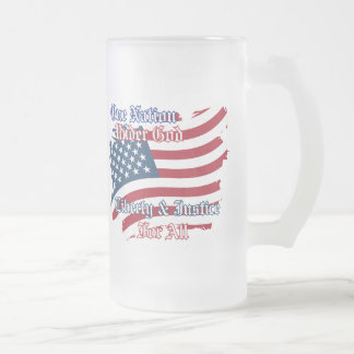 USA One Nation under God Caneca de cerveja Mug