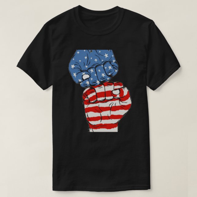 USA Põe T-Shirt (Frente do Design)