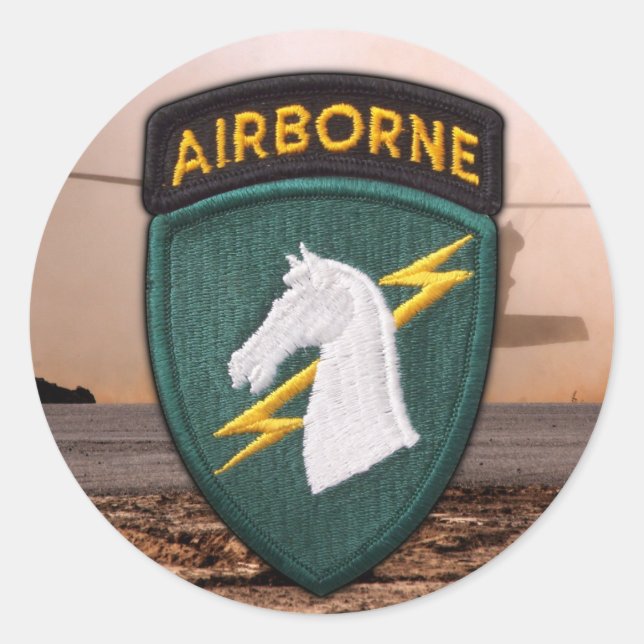 USACAPOC(A) 1 rua Sistema adesivo de Ops Especiais (Frente)