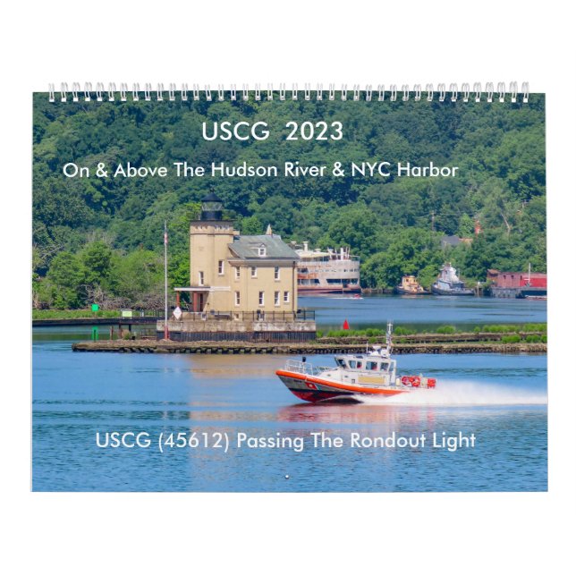 USCG Sobre O Calendário Do Rio Hudson De 2023 (Capa)