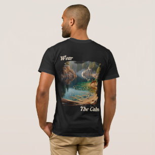 Use a Calma – Camisa T Scenic com Veado no Lago