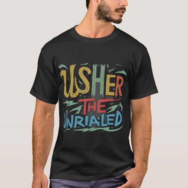 Usher a camisa não rolada (Frente)