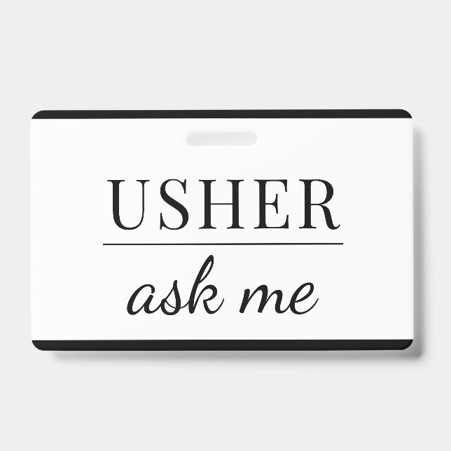 Usher Pergunte-me o Crachá (Front)